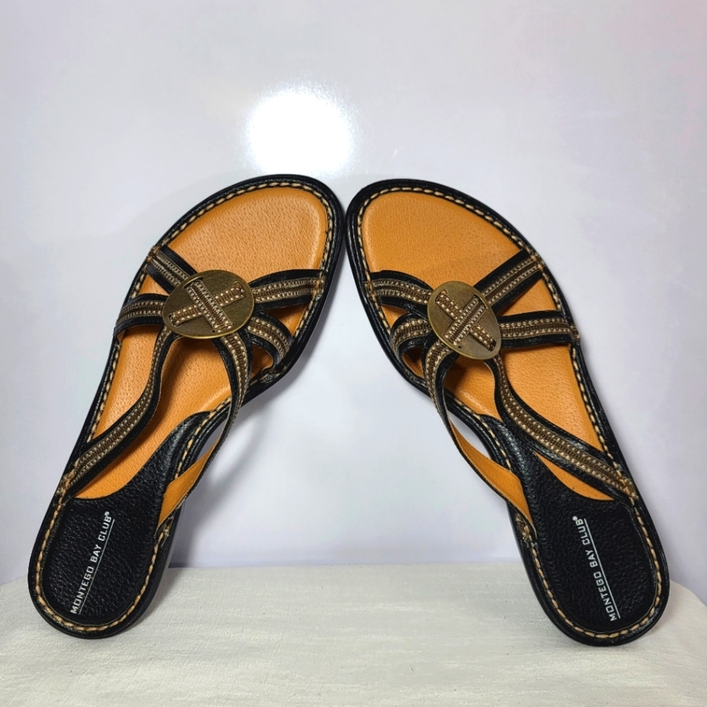 Montego bay Club Women's Sandals size 10W - Picture 5 of 9
